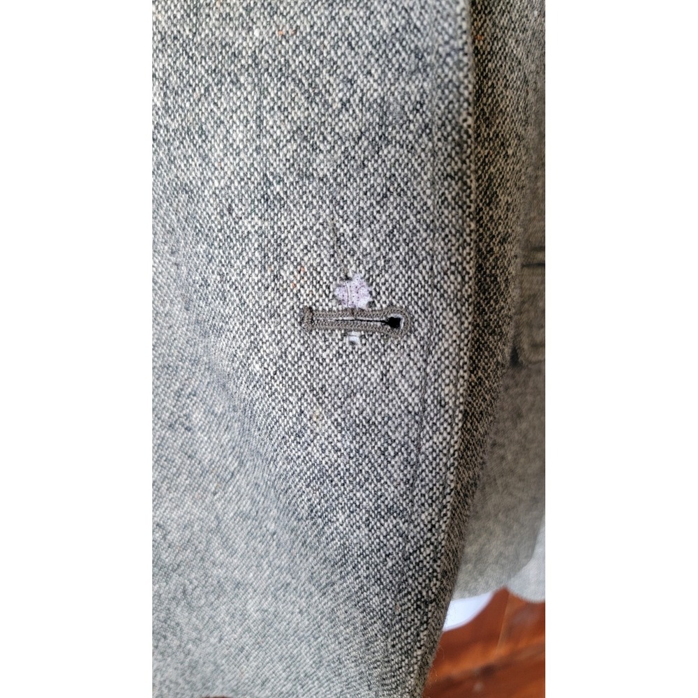 J.Crew Schoolboy Tweed Blazer Women's 14 Gray Wool Blend Textured Career Jacket - Picture 7 of 16